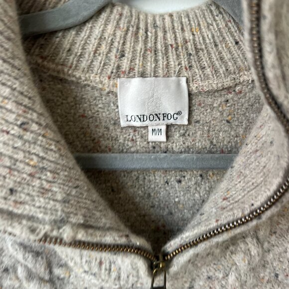 🧶 Beautiful & Cozy Wool Sweater – London Fog | Size M - Picture 2 of 9